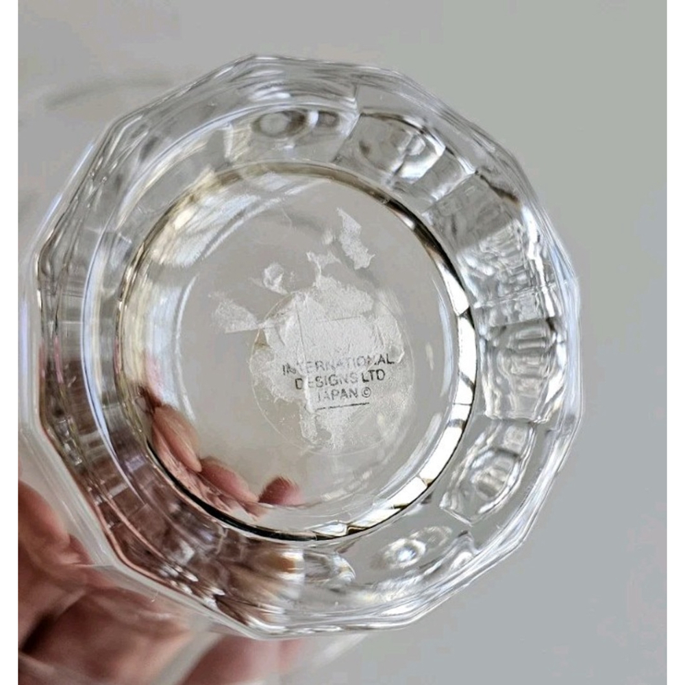 Dansk International Designs Lead Crystal Condiment Jar, Lid & Spoon Clear Glass - Picture 8 of 13